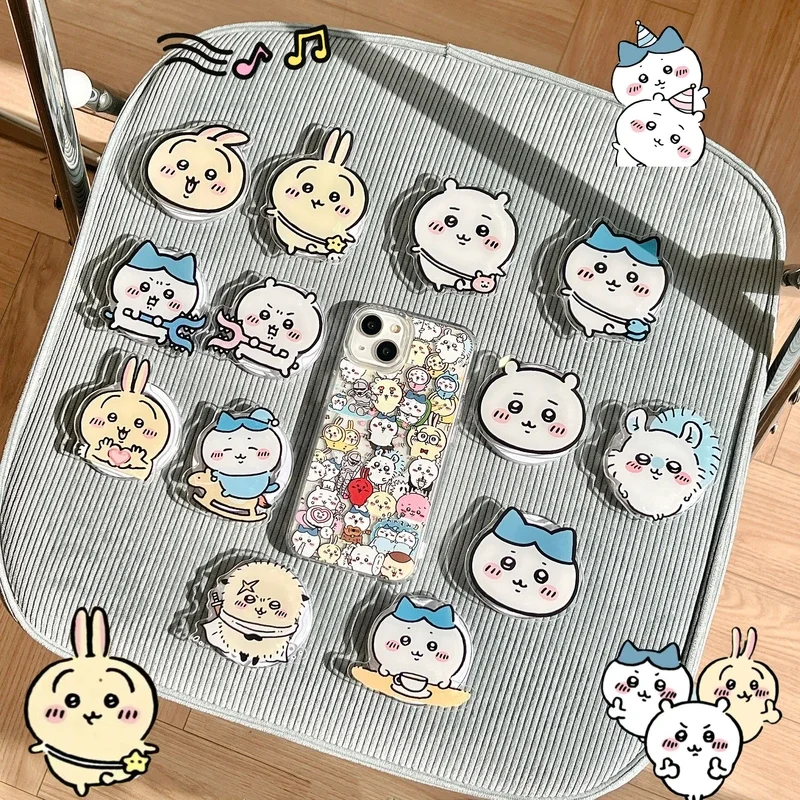 Cute Cartoon Japan Anime Chiikawa Magnetic Holder Magsafe Wireless Charge Phone Case For iPhone 15 14 13 12 11 Pro Max Cover