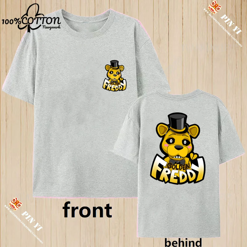 

New arrival Harajuku Creative Fnaf 2 Animatronics Five Nights A Street T Shirt 100% Cotton Unisex Shirt Print Cool Tee Hot Sale
