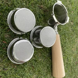 51mm Stainless Steel Bottomless Portafilter For  Delonghi EC680/685 Replacement Three Ears Coffee Handle Coffee Accessories
