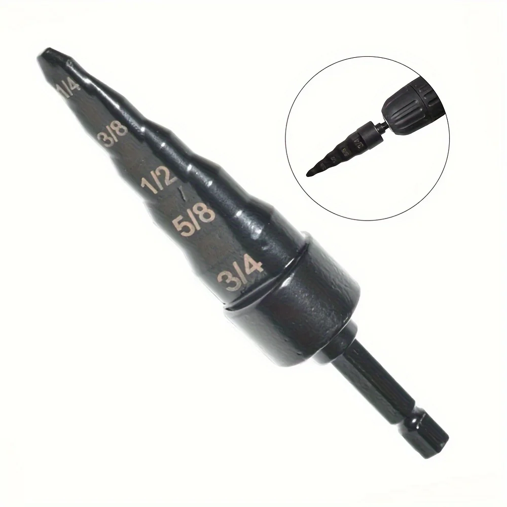 New Copper Tube Expander Air Conditioner Copper Pipe Swaging Tools Hex Shank Electric Drill Bit Flaring Tools