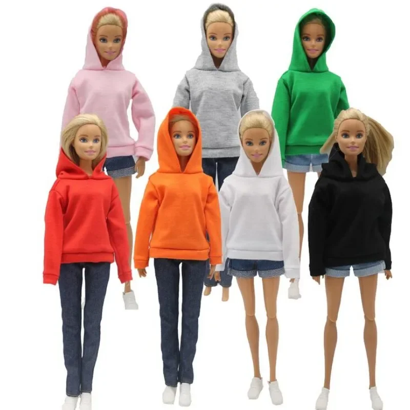 Doll Toy clothes sportswear pants trousers tops hoodies hoody for your FR BB 1/6 scale dolls QYAL5