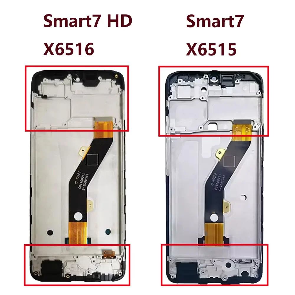 

Pop 6.6"Mobile Phone Lcds For Infinix Smart 7 X6515 Pantalla, Smart 7 HD X6516 LCD Display Touch Screen Digitizer Replacement Pa
