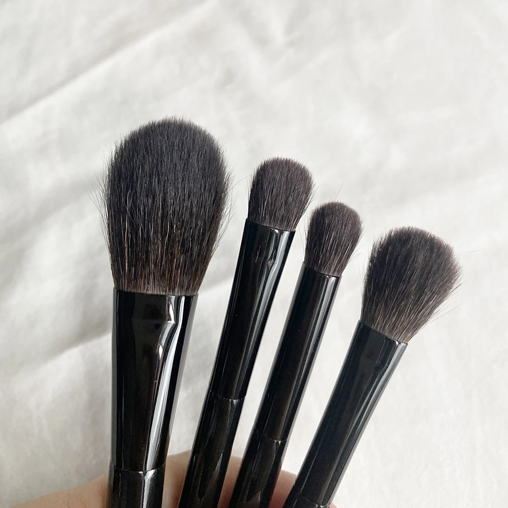 SQ Cheek Blush LMF Eye Shadow Makeup Brushes - Extra-Soft Squirrel Hair Powder Blush Eye Smudge Blending Cosmetics Tools