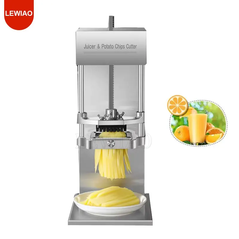 Commercial Automatic Carrot French Fry Cutter Machine Fruit Potato Cucumber Melon Cutting Strips Machine