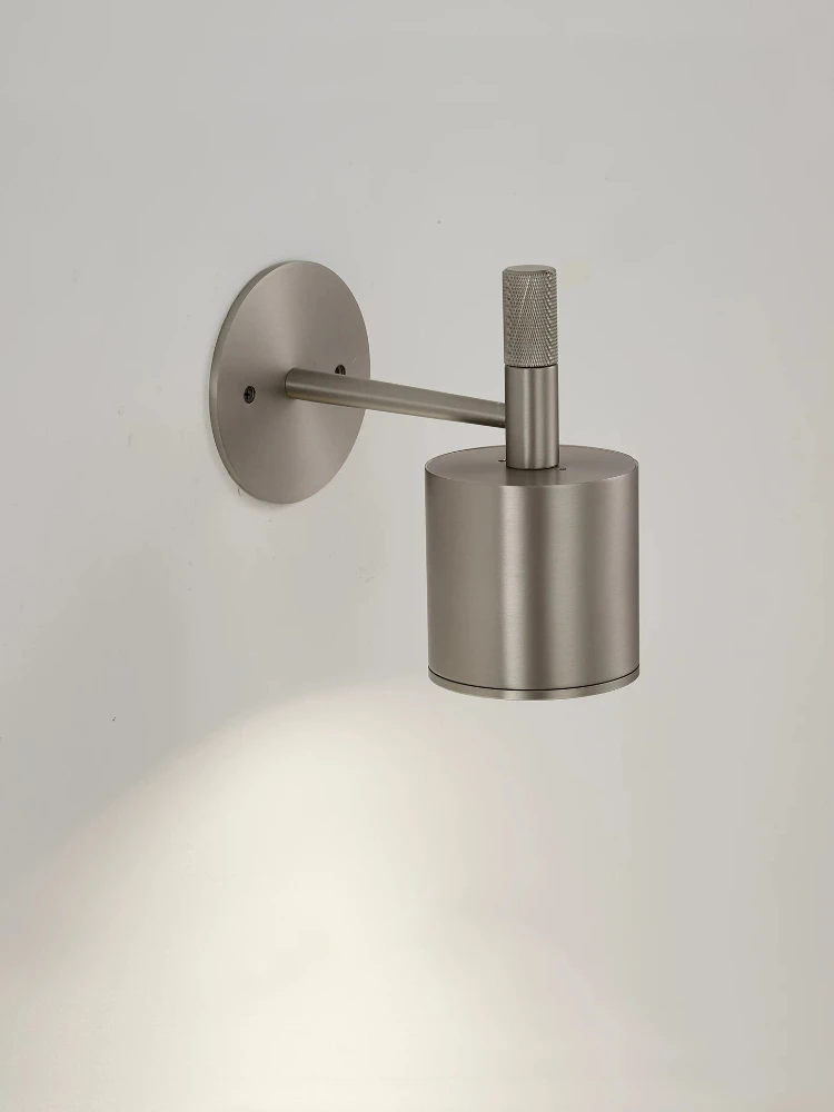 Bauhaus industrial stainless steel wall lamp GU10 LED modern bedroom bedside wall light reading corridor decor atmosphere lamp - view 3