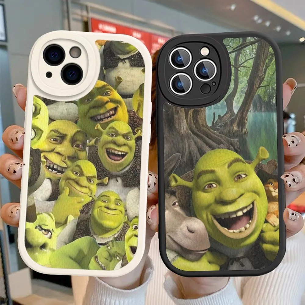 Cartoon Funny Movie S-ShrekS Phone Case Hard Leather For iPhone 14 13 12 Mini 11 14 Pro Max Xs X Xr 7 8 Plus Fundas