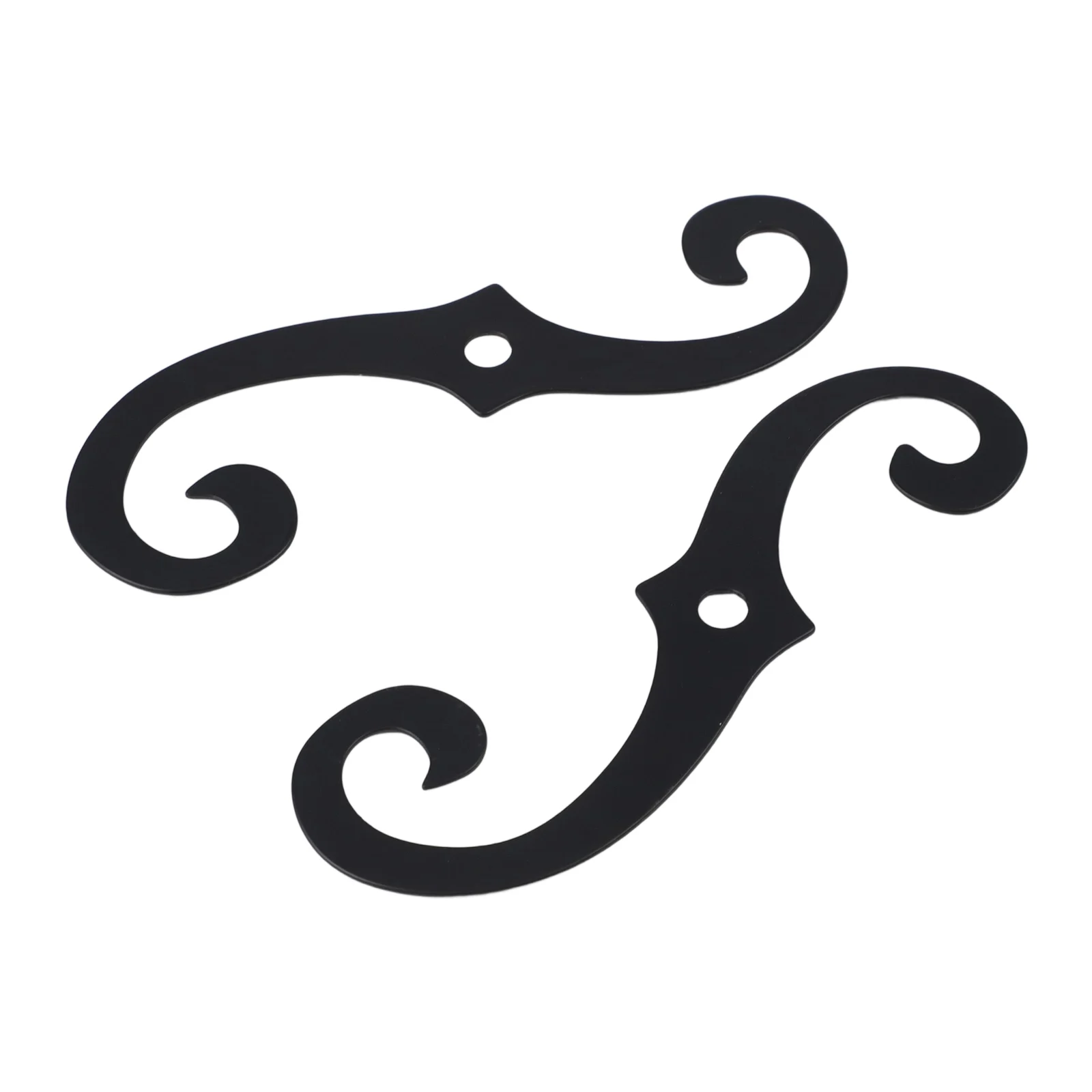 Pengencang Rana Rol Besi Cor Dekoratif Gaya S Tieback Rana Rol Eksternal Tahan Cuaca Dengan Sekrup Pengikat