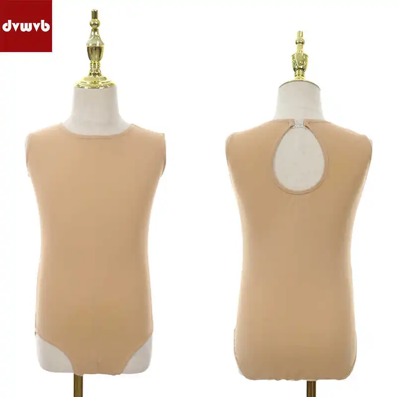 DVWVB Figure Skating Performance Costume Base Layer Milk Silk Mesh Sleeveless High Elasticity Special Purpose Underwear