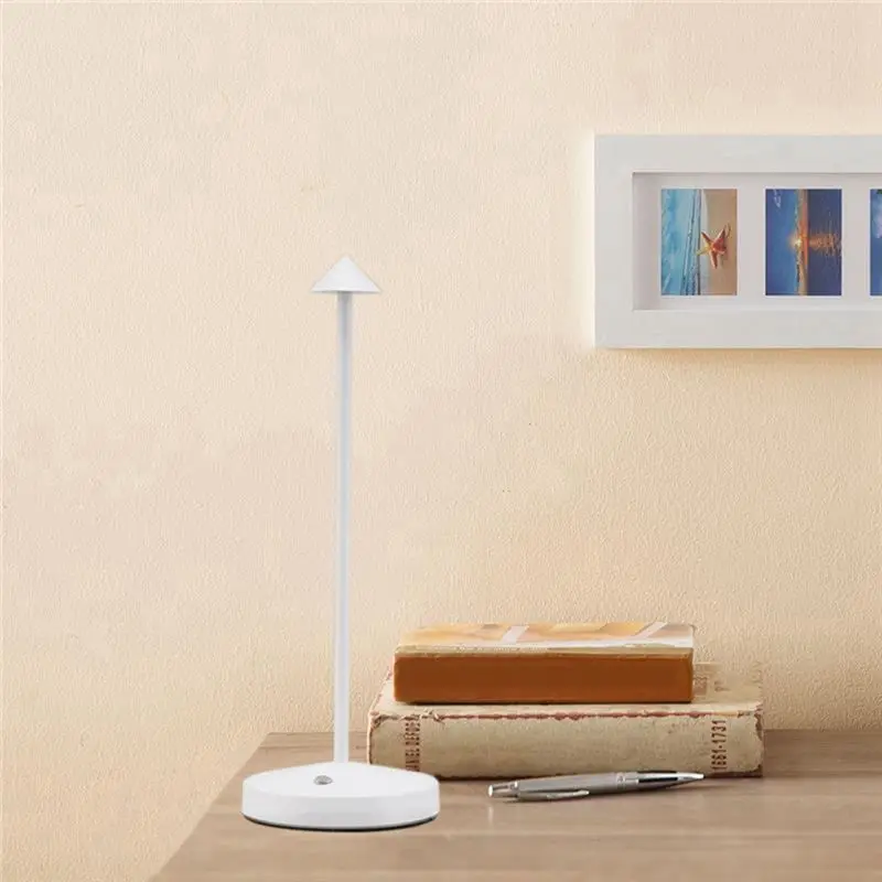 Exquisite-1800Mah Rechargeable Led Table Lamp Bedroom Decoration Bedside Table Lamp For Bedroom Restaurant Decoration Light Whit
