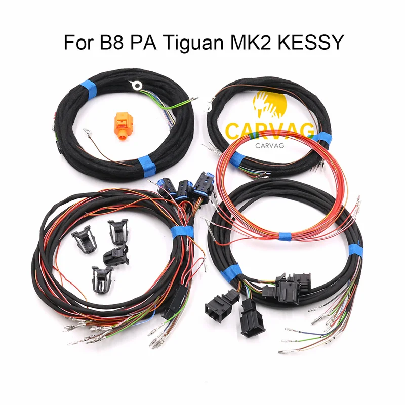 

For VW Passat B8 PA Lamp Tiguan MK2 Lamp Keyless Entry Kessy System Cable Start Stop System Harness Wire Cable