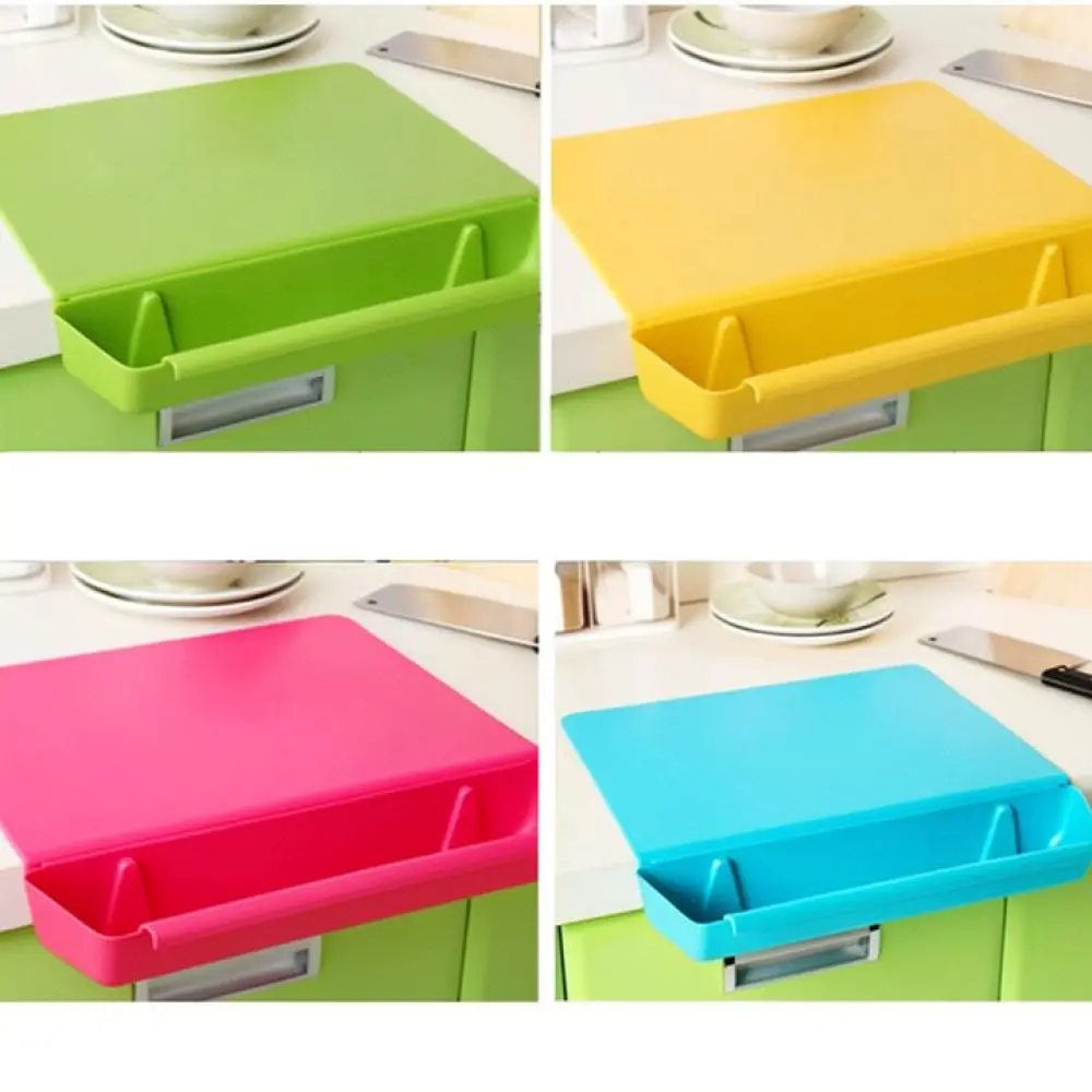 Easy Clean Acrylic Chopping Board Set Detachable Kitchen Gadget Anti Slip Prep Plate Modern Cooking Essential
