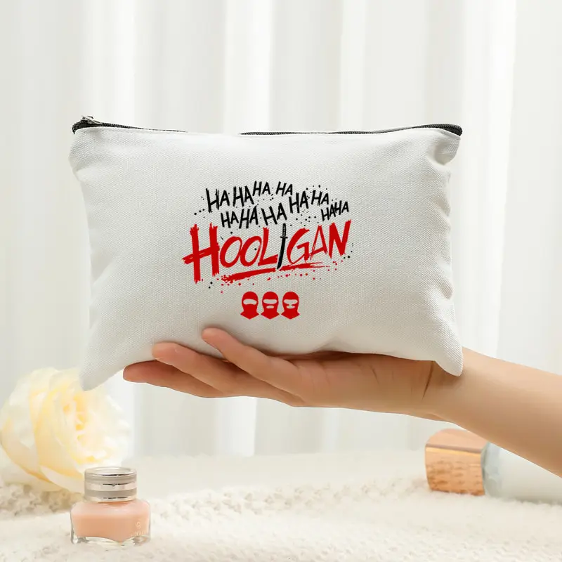 Arirang 2.0 World Tour 2026 White Makeup Bags Fashion Foldable Storage Bag Travel Organizer Bags Kpop Fan Gift Hooligan Album