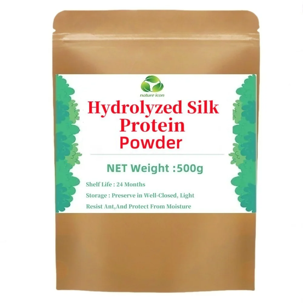 Hot Supply 99% Hydrolyzed Silk Protein Powder ,silk Fibroin For Moisturizing, Brightening And Improving Skin Perception