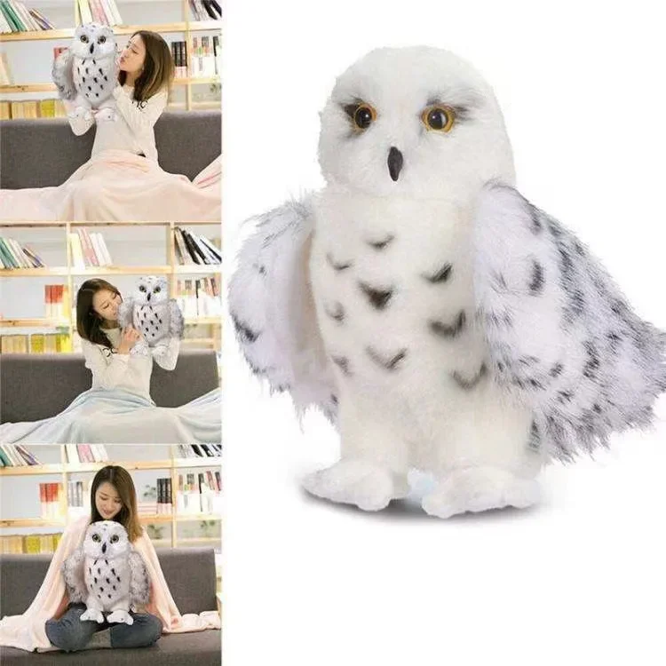 

20cm Anime Owl Elf Plush Doll Souvenir Kawaii Hedwig Action Figure Party Decoration Ornaments Stuffed Toys Birthday Gifts