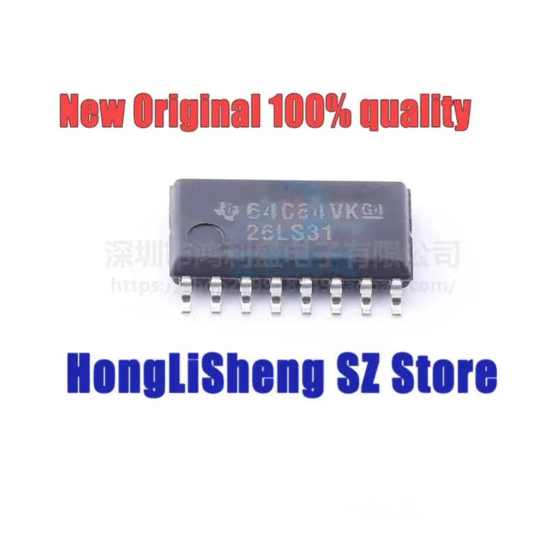 5pcs/lot AM26LS31CNSR AM26LS31CNS AM26LS31 26LS31 SOP16 Chipset 100% New&Original In Stock