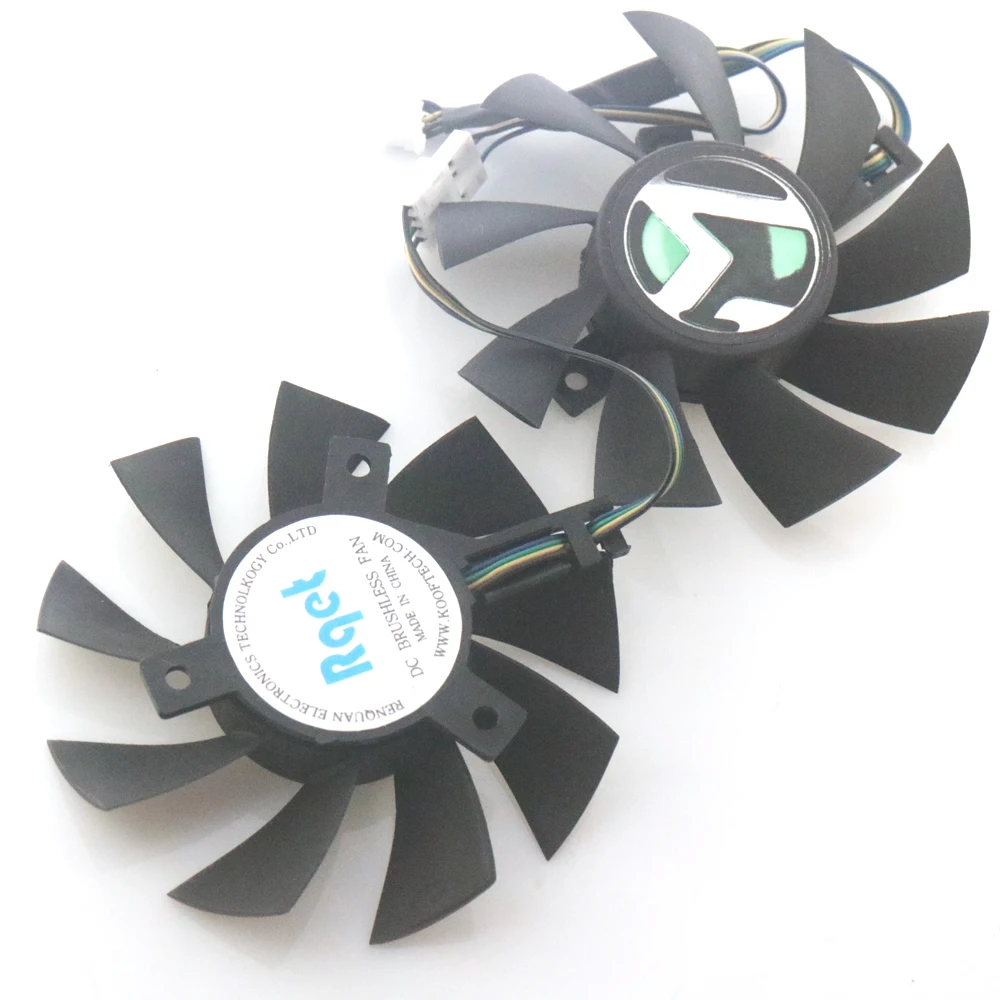 DC Brushiless Fan DC12V 75mm For MAXSUN RX570 4G Graphics Card Cooling Fan