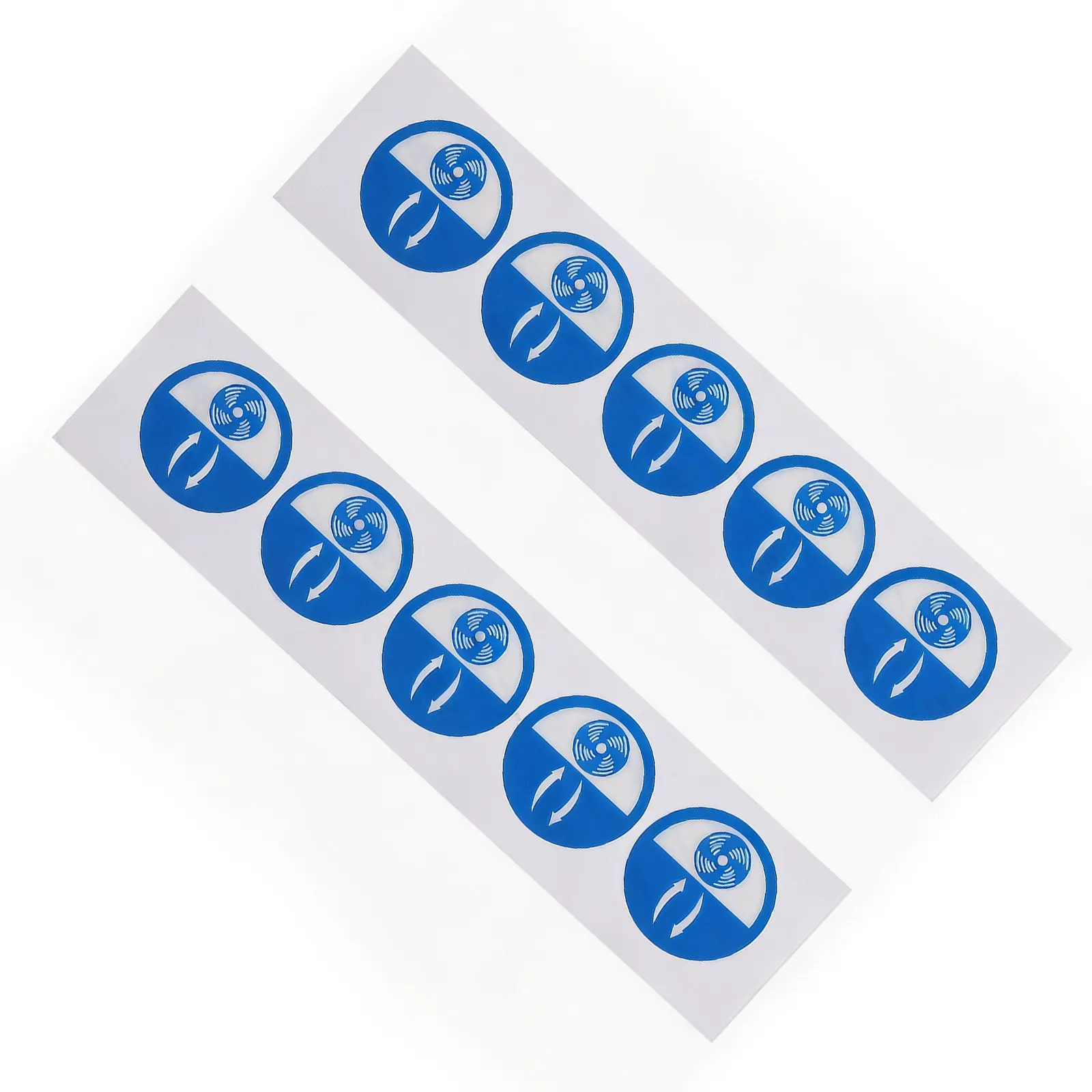 

10Pcs Machine Vent Safety Sticker Simple Design Practical Function Efficient Reminder Decal Machine Vent Warning Sticker