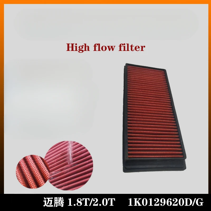 

Suitable for High Flow Filter Magotan 1.8T/2.0T 1K0129620D Efficient Washable High Performance Air Filter
