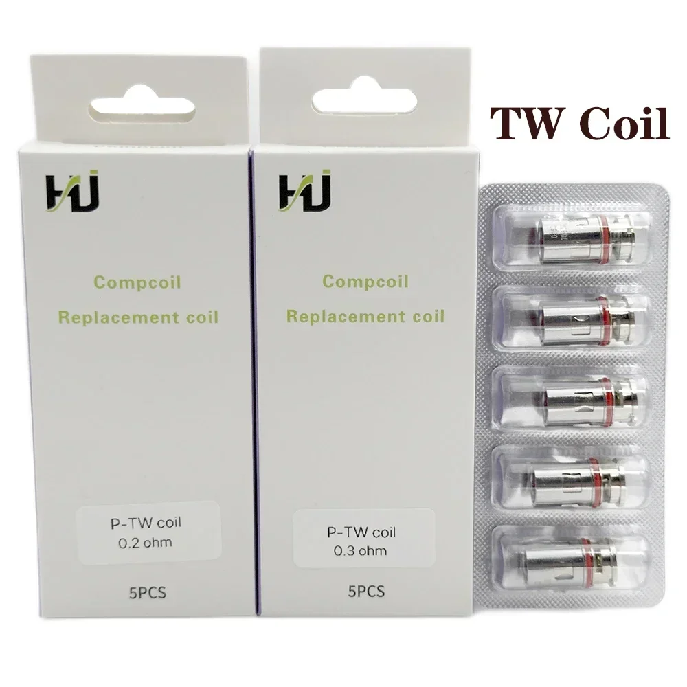 OEM 5PCS TW Coil TW15 TW20 TW30 0.15ohm Mesh TW bobine per PNP Coil Drag S X Argus Pro Drag E60 H80S Vinci Pods Kit