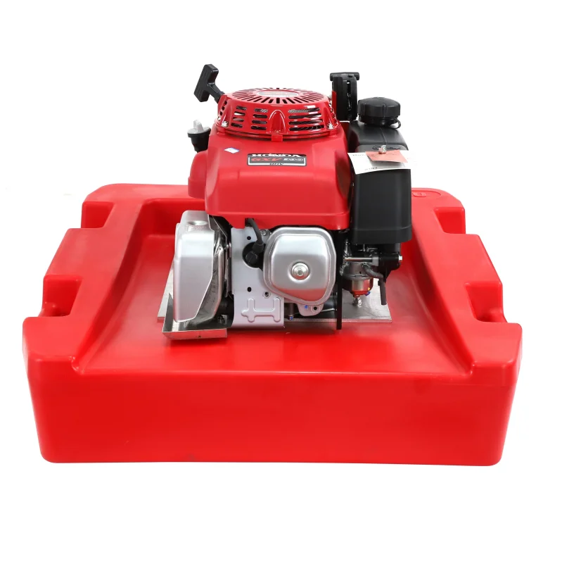 Quality portable fire pump 13 hp Japanese gasoline engine floating water pump