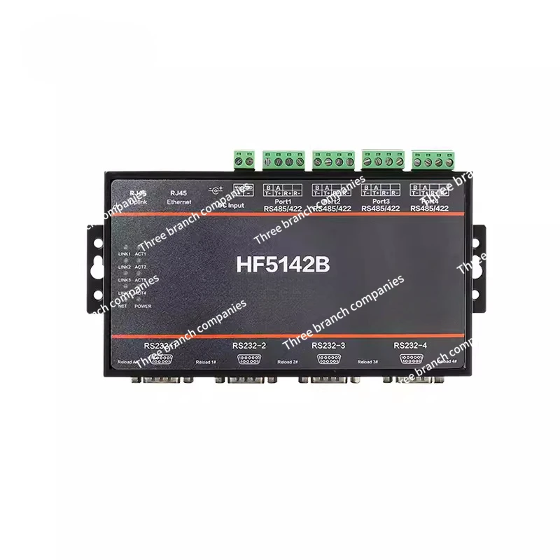 

Quad Serial RS232/485/422 to Ethernet Serial Server