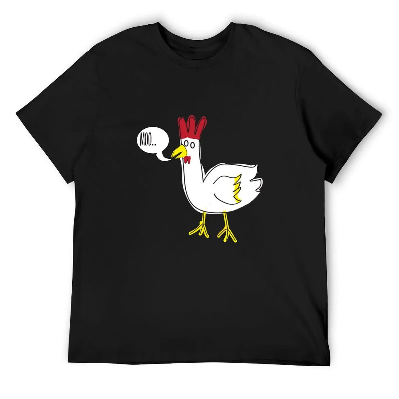 Funny Chicken Moo Rooster Farmer Gifts T-Shirt vintage anime shirt street wear anime tshirt shirts men