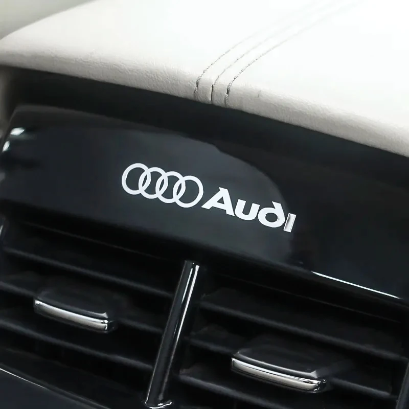 3D Metal Car Interior Dekoration Stickers Badges Auto Styling For Audi A3 A4 A5 A6 A7 A8 Q2 Q3 Q5 Q7 Sline Rs Accessories