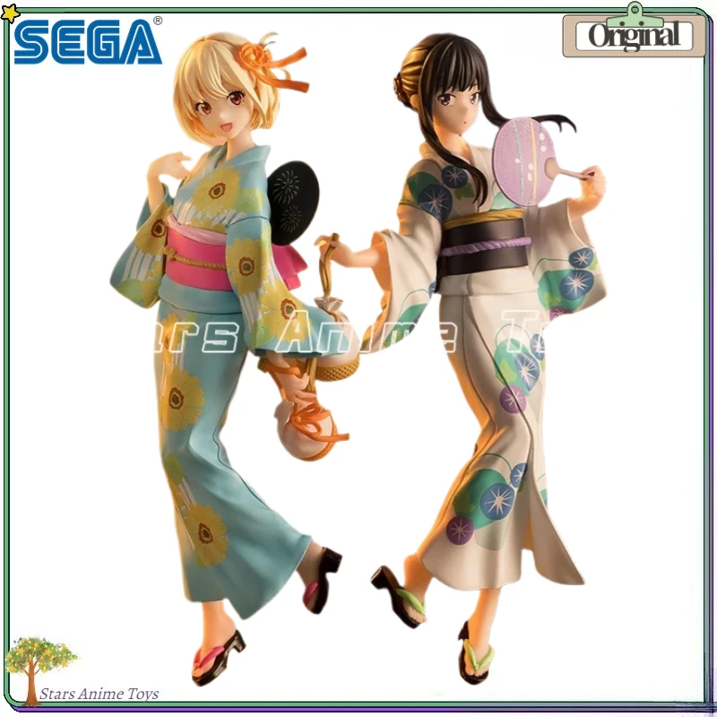 

Оригинальная игрушка SEGA Luminasta Lycoris Recoil Nishikigi Chisato/Inoue Takina Yukata, коллекция подарков, модели, анимационная графика