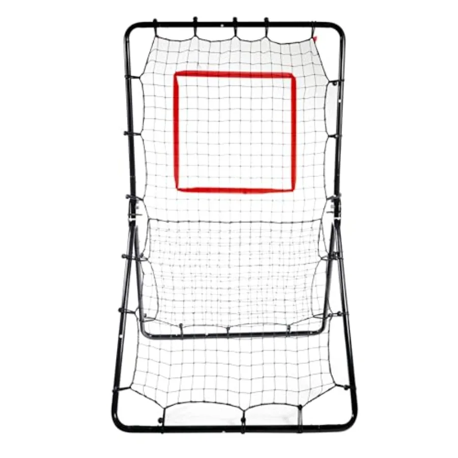 

Baseball Pitchback Adjustable Rebounder Net TrainerBlack