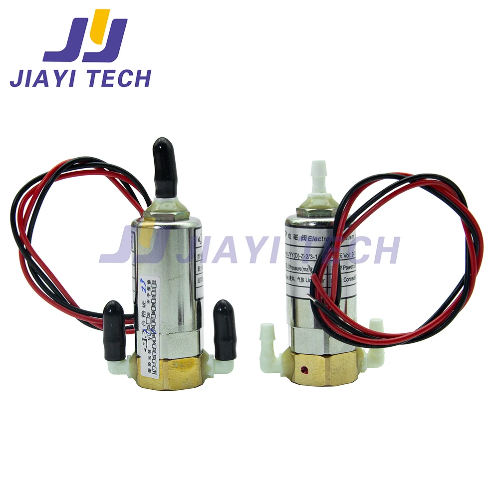 2Pcs Inkjet Printer Pump For JYY Solenoid Valve JYY(D)-Z-2/3-1/II Electro Magnetic 5.5W 24V for Xuli/Crystal-Jet/Infinite/Konica