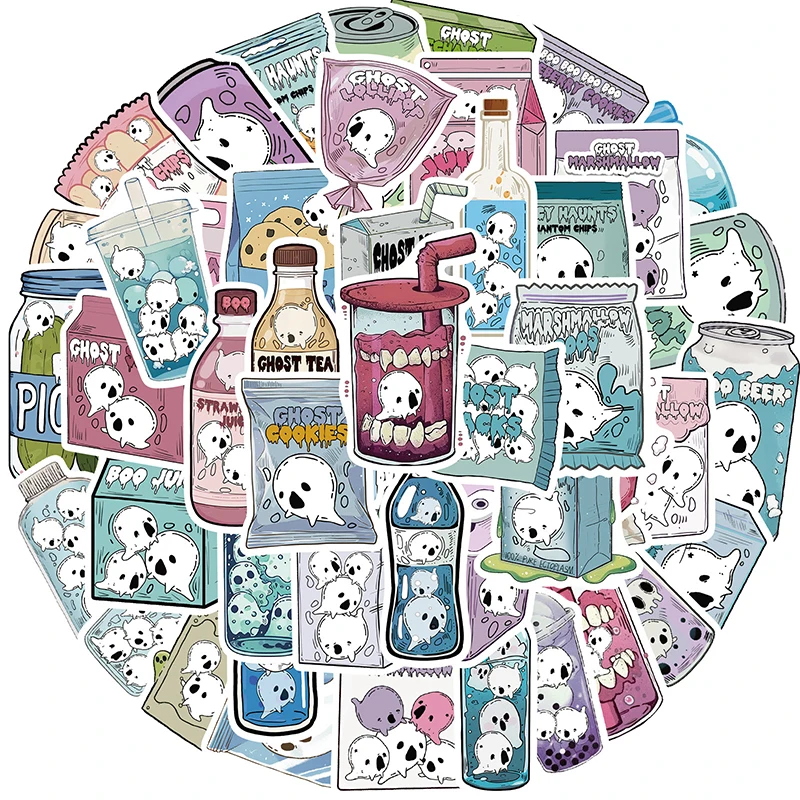 50PCS Retro Hallowe… - image