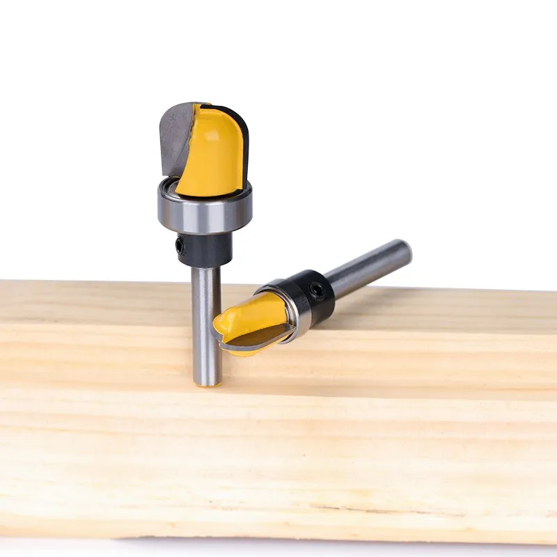 XCAN ไม้ Router Bit 6Mm Shank 3/4-1/2เส้นผ่าศูนย์กลางชามถาด Router Bit รอบจมูกเครื่องตัดเครื่องมือตัดไม้