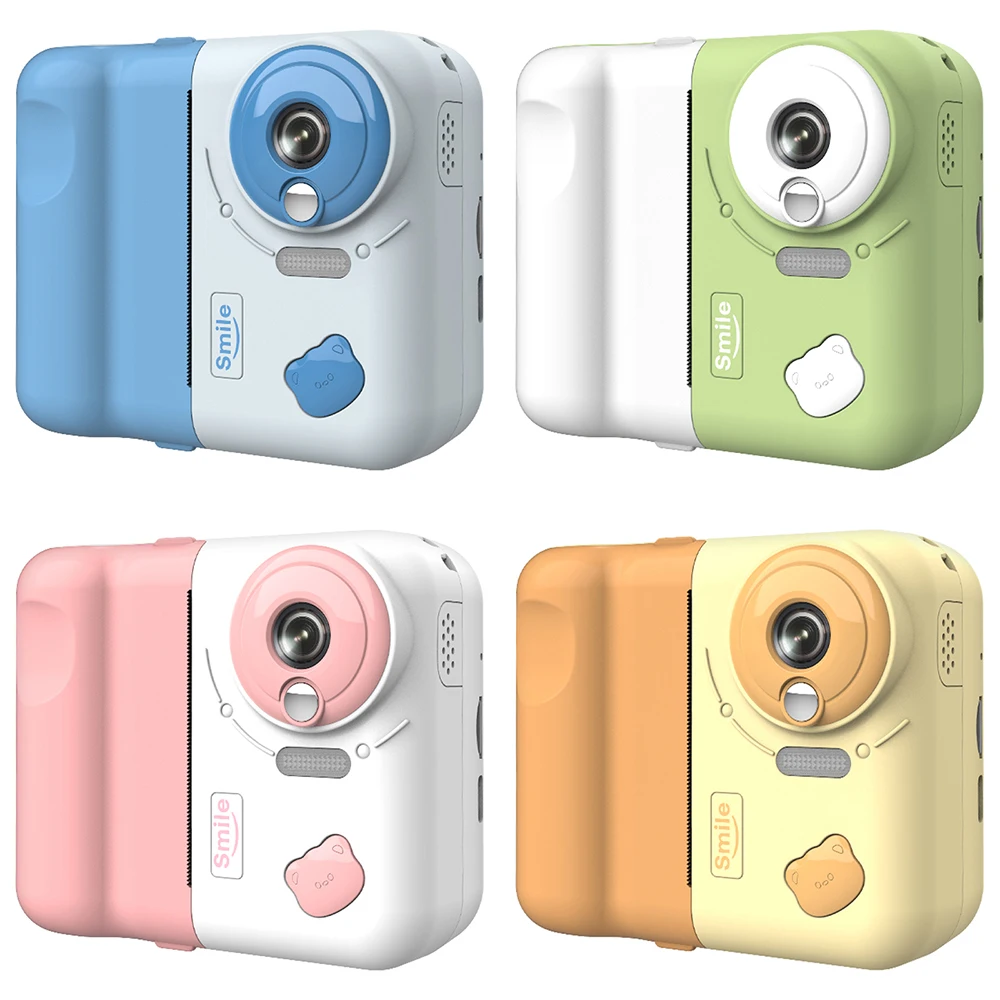 9Imod Kinder Camera Instant Print Camera 2.4 Inch 1080P Kinderen Digitale Foto Camcorder