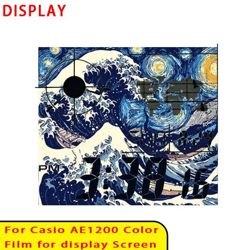 Farbbildschirm-Filtersets für Casio AE1200 Display Gradient Filter Royale Mod Hochwertiges Modellierzubehör – Detail 4