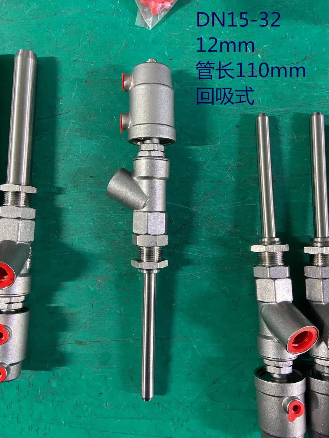 Filling valve  of 12 mm Vacuum Back Suction Small mouth filling valves for cosmetic