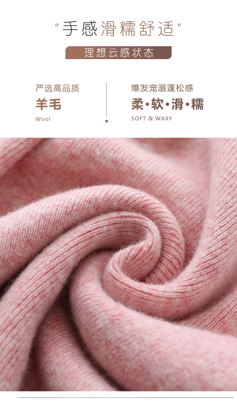 

Women's Cashmere Draped Wide Leg Pants New Chic Autumn Winter Soft Warm Trousers Simple Casual 100% Merino Wool Knitted Pants