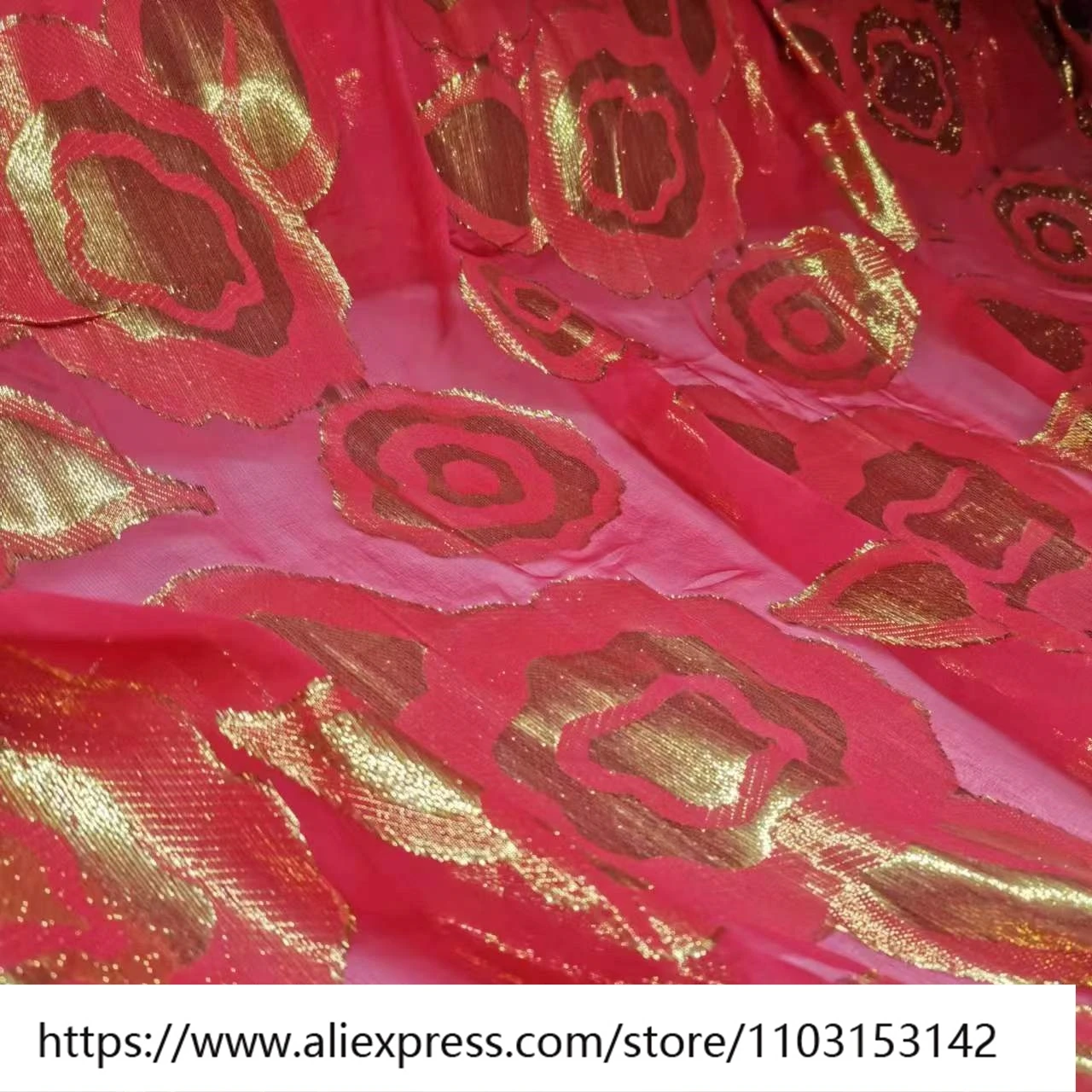 

Designer Sewing Fabric Lightweight Women's Ancient Costume Silk Woven Qiaoqi Hanfu Breathable DIY Fashion Material