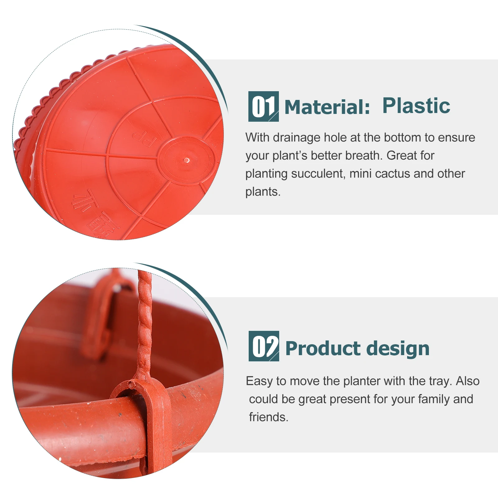 

10 set Plastic Pothos Flower Pots Thick Durable Plant Container For Indoor Outdoor Hanging Garden Use Flower Planter Garden