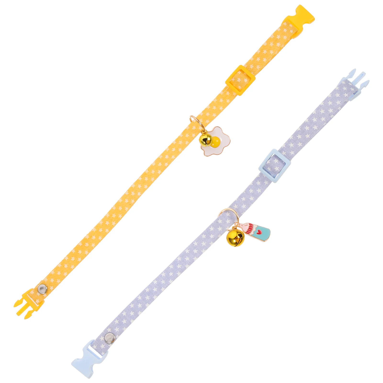 

2Pcs Cat Collar Bell Adjustable Lightweight Kitten Accessory for Daily Holiday Christmas Party Cat Collars Kitten Accessories