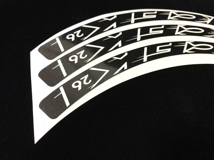 MCFK MTB Rim Stickers Bike Wheel Set Decoration Decal Bicycle Accessories Mountain Bike 2wheels/set 26/27.5/29inch Rim Stickers view 5
