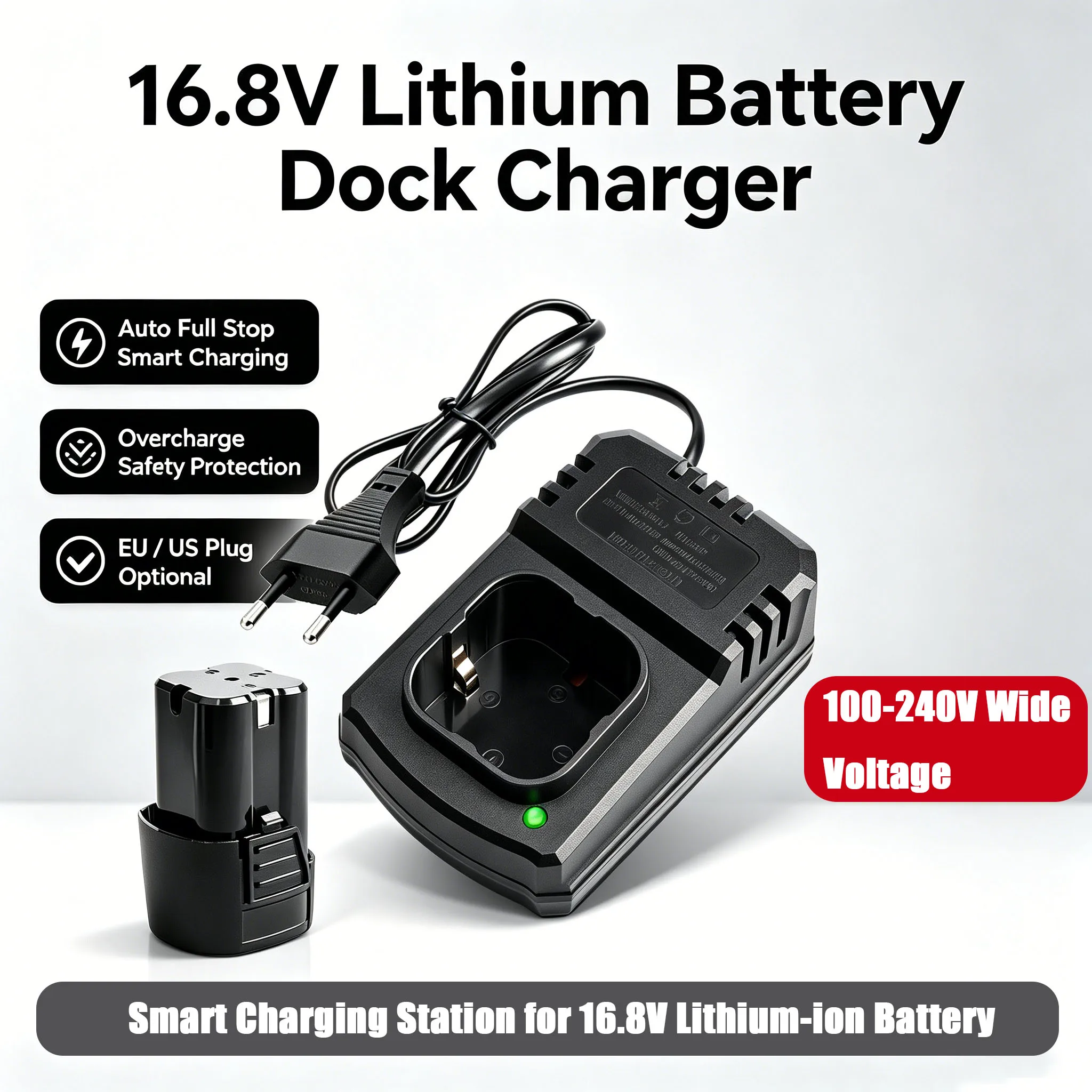Lithium lon Li-ion Rechargeable Battery 16.8V Power Tools Accessories For Cordless Screwdriver Pistol Drill Mini Angle Grinder