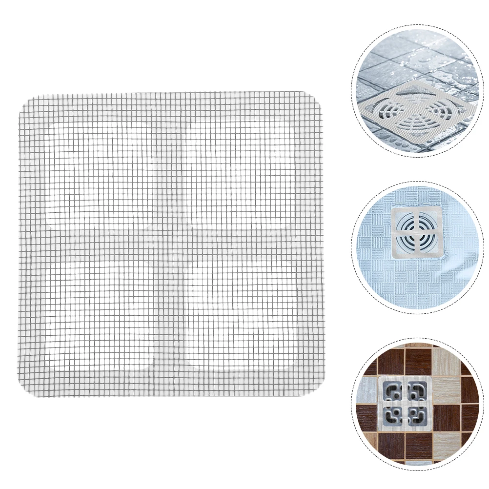 

30 Pcs Anti-clogging Filter Shower Floor Drain Sticker Bathroom Stickers Hair Disposable Plastic