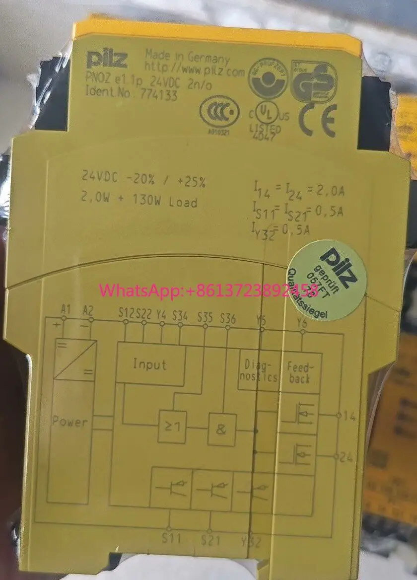 

PILZ Pilz safety relay PNOZ e1.1p 774133 in stock