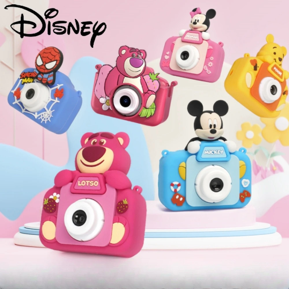 Cartoon Disney Lotso cute girl new children's mini cute easy to carry photo high-definition pixel digital photography camera