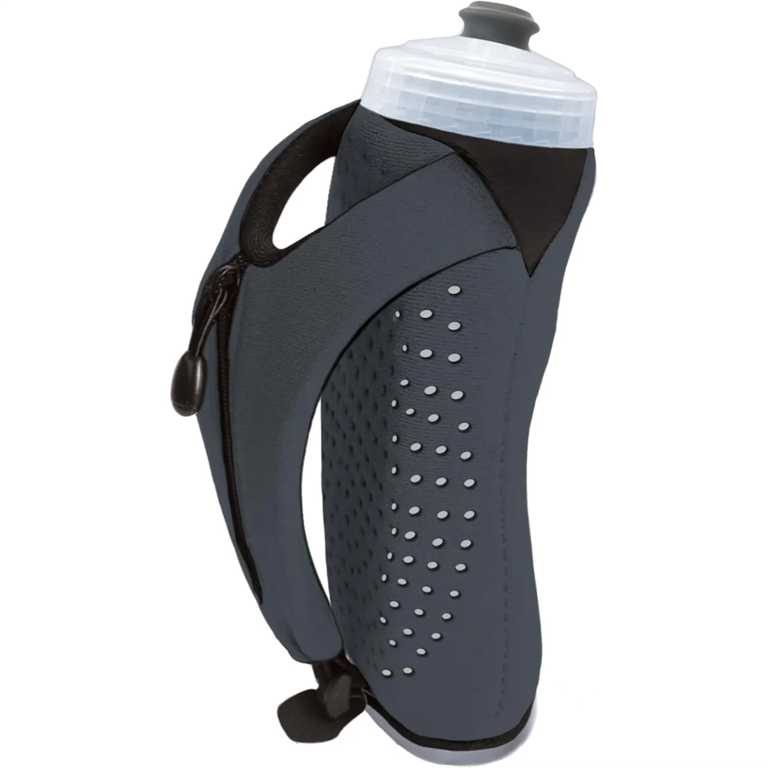 

Hydraform Ergo-Lite Handheld Water Bottle, BPA-Free Insulated for Running & Walking, 20 oz Charcoal