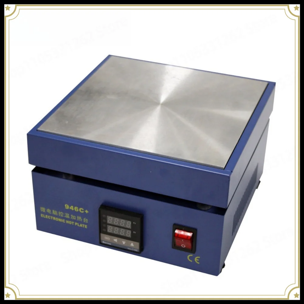 946c-microcomputer-controlled-pcb-preheater-200x200mm-constant-temperature-electric-heating-plate