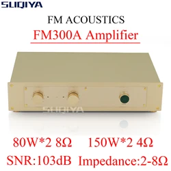 SUQIYA 클론 FM300A FM 음향 Hi-Fi 오디오 150W * 2 4Ω 80W * 2 8Ω 전력 증폭기