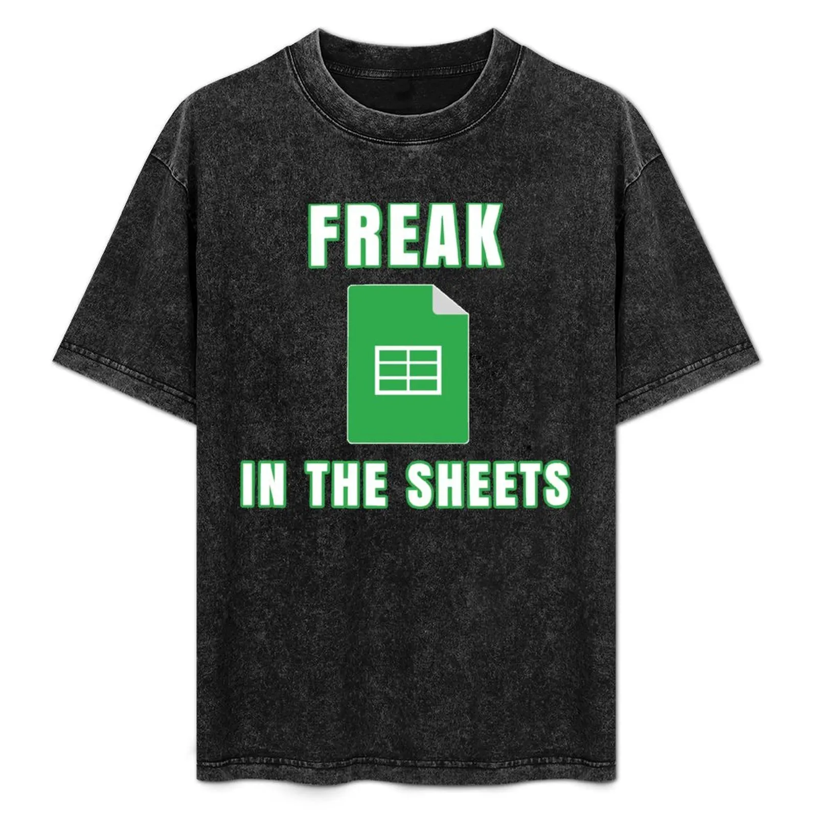 Freak in the Sheets Funny Spreadsheet T‑Shirt – 52% OFF Flash Sale on Aliexpress