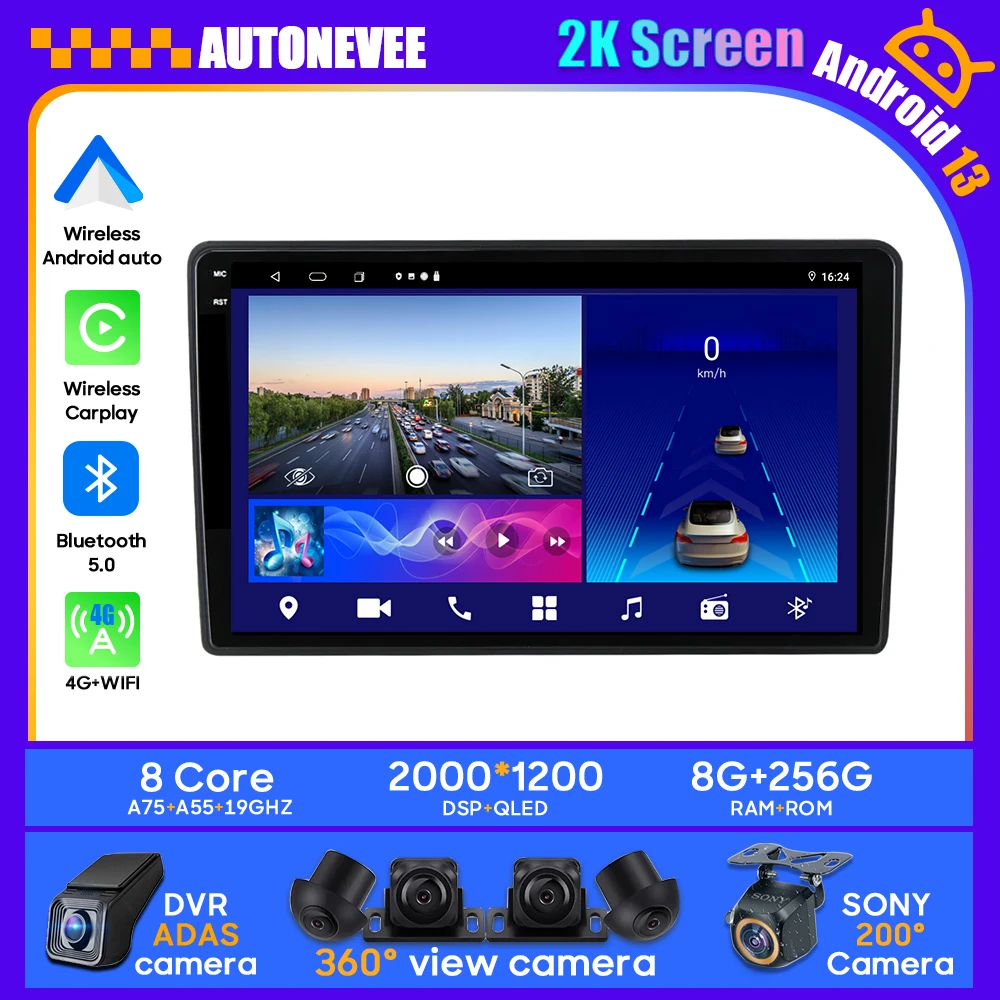 

For Volkswagen VW Touareg Multivan 2002-2010 5G Multimedia Car Player Stereo GPS Auto Radio DVD Navigation Android Auto Carplay