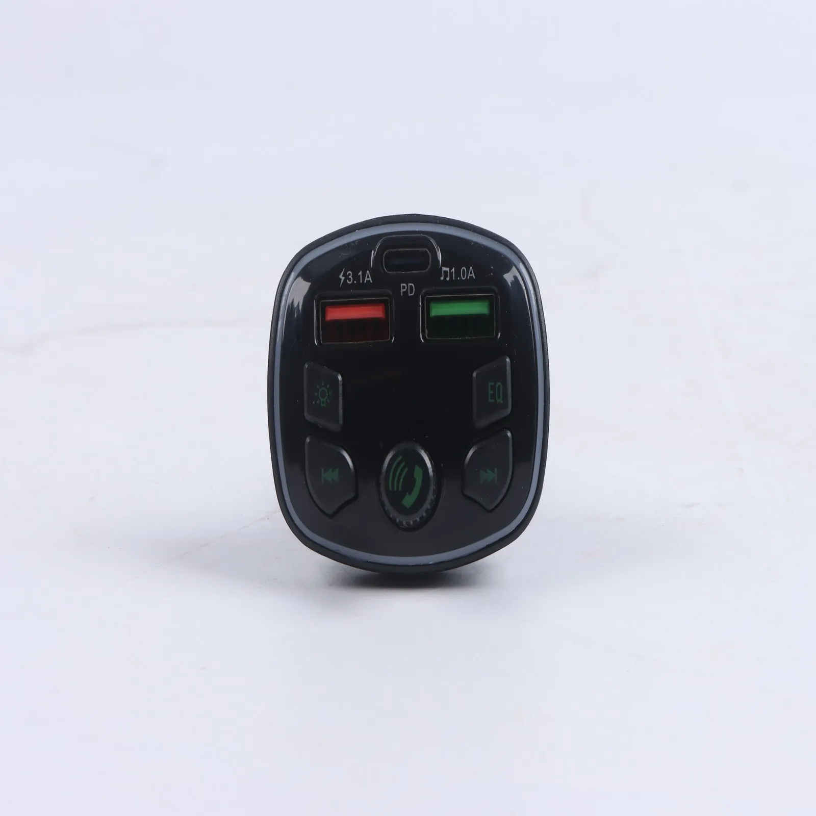 

1 шт. Q7 Bluetooth FM-передатчик 4,8 А двойной USB PD зарядка для универсального автомобильного MP3-плеер
